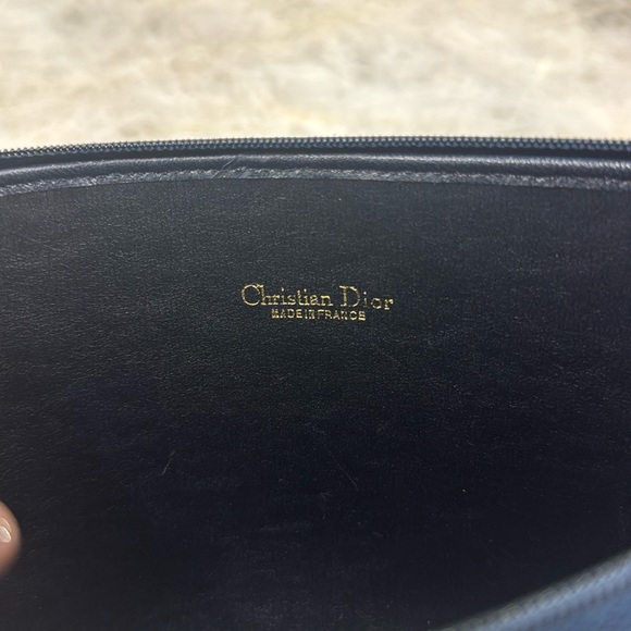 Vintage Dior Canvas Zip Pouch/Clutch - Picture 9 of 16